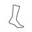 Crew Sock Height Icon