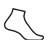 low cut Sock Height Icon